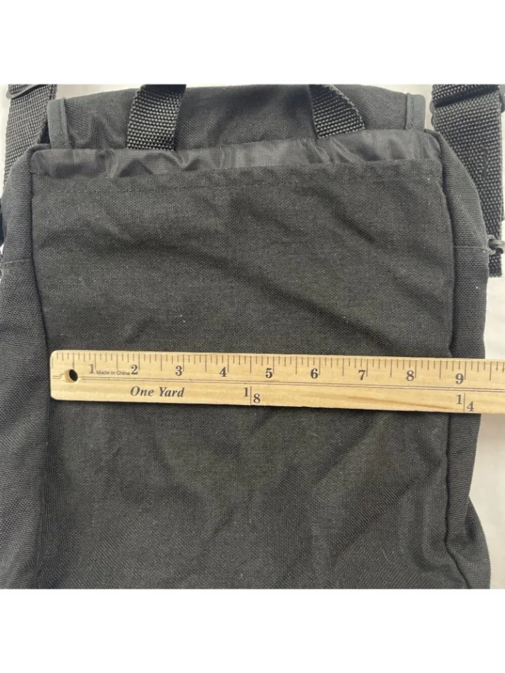 Eagle Creek Travel Gear Black Nylon Organizer Crossbody Shoulder Travel Bag